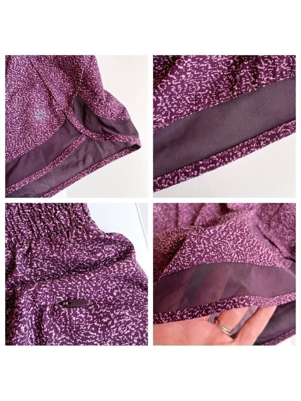 Athleta Mesh Racer Run Shorts - Picture 9 of 11
